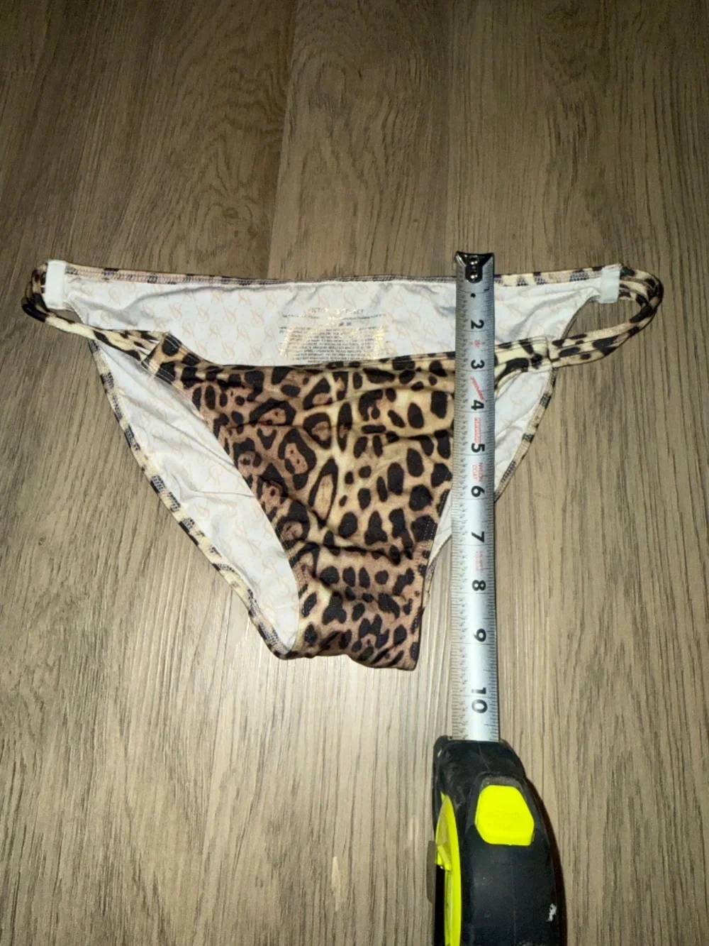 Victoria’s Secret‎ Y2K Leopard Print Bikini Bottoms Large Low Rise Cheeky Animal